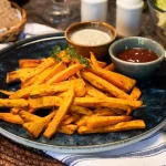 receta de bastoncitos de boniatos por freidora de aire freidora