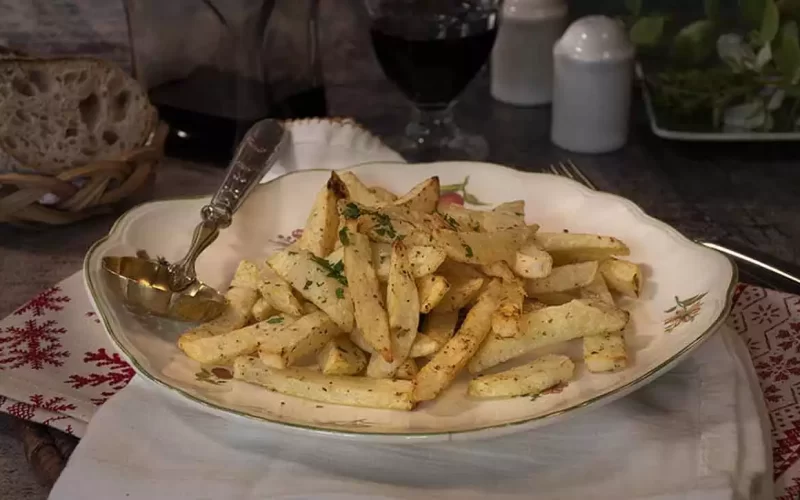 Patatas fritas en freidora de aire o Air fryer