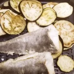Receta de pescado frito con berenjenas en freidora de aire o Air fryer