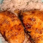 Salmón teriyaki en freidora de aire o Air Fryer