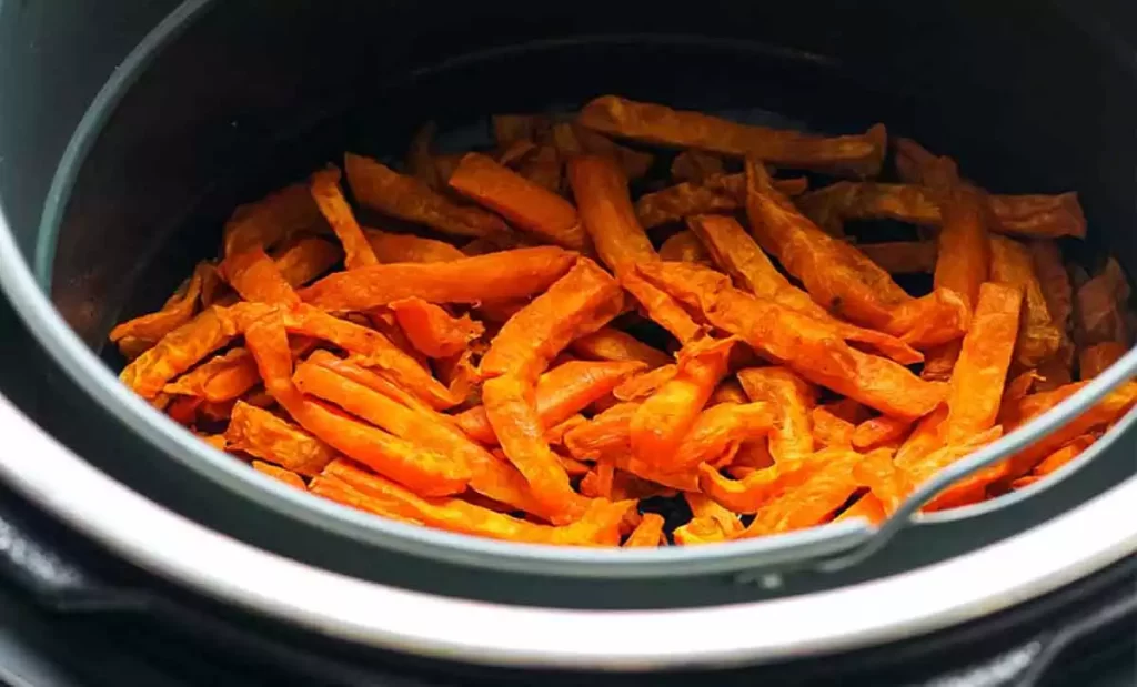 Receta de chips de boniato en freidora de aire o air fryer